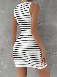 Contour Zip Knit Mini Dress