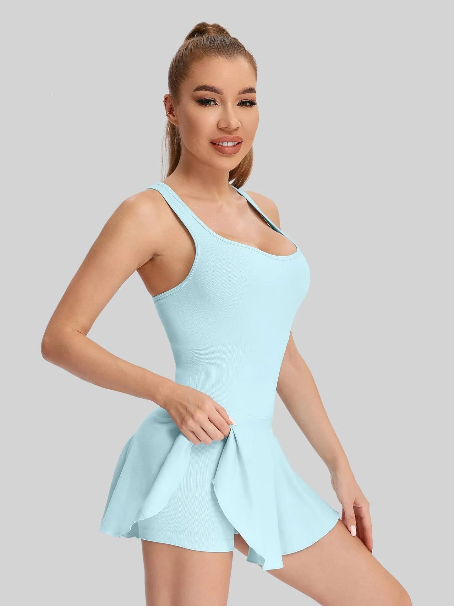 Apex Halter Tennis Dress
